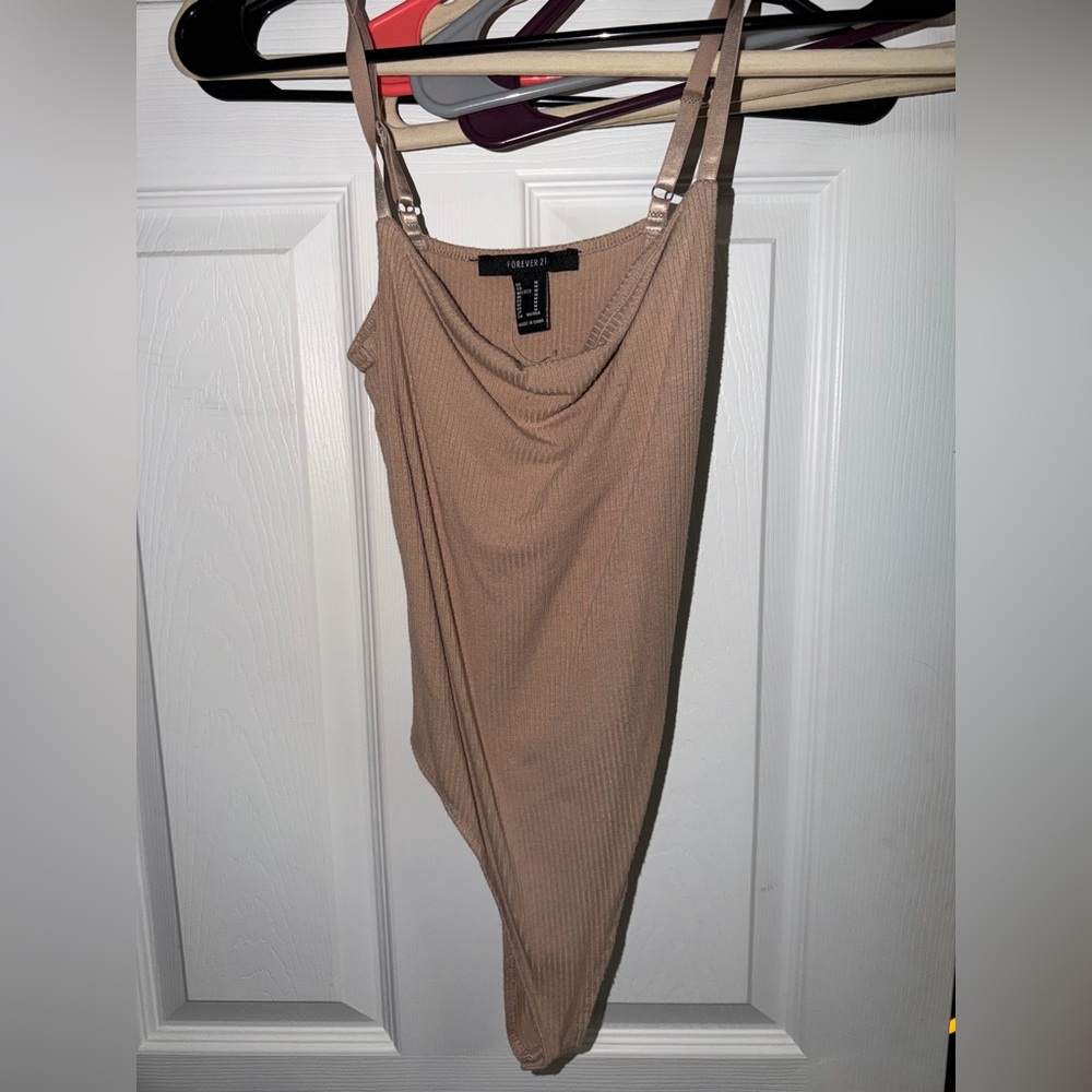 Forever 21 Asymmetrical Tan Dress